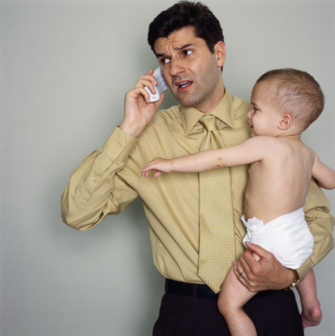 Father Holding Infant 2002